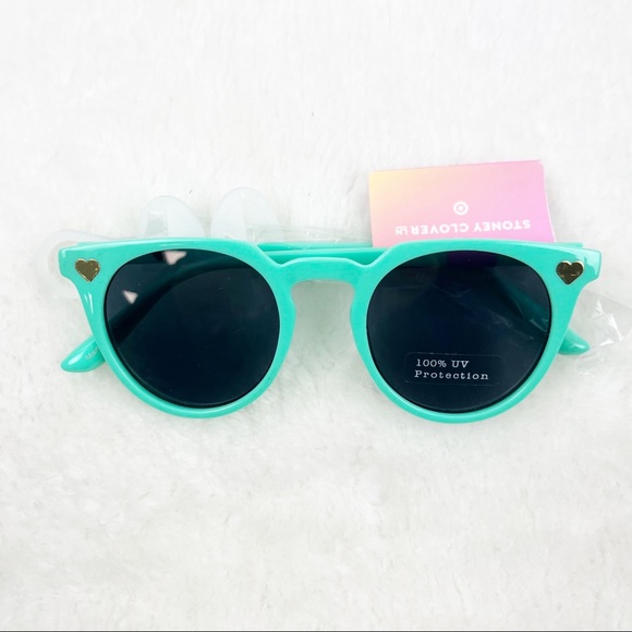 💚 Stoney Clover Lane x Target Light Green Cat Eye Sunglasses 💚 - Picture 3 of 7